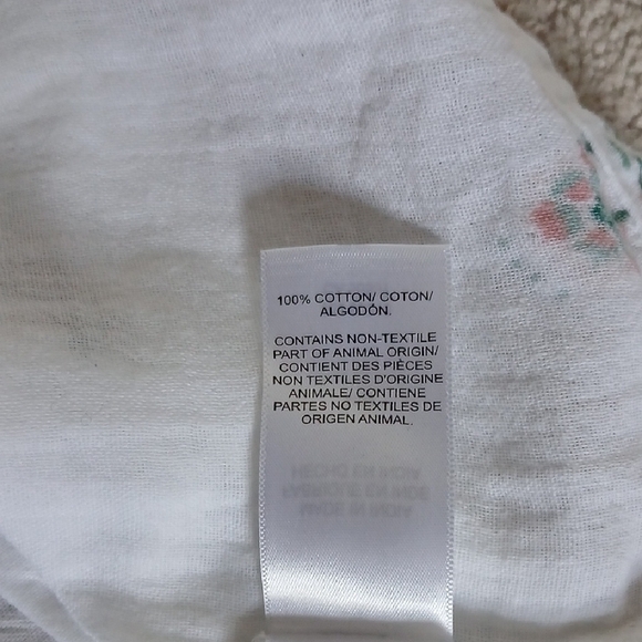 Lucky Brand White Floral Blouse - Picture 8 of 9